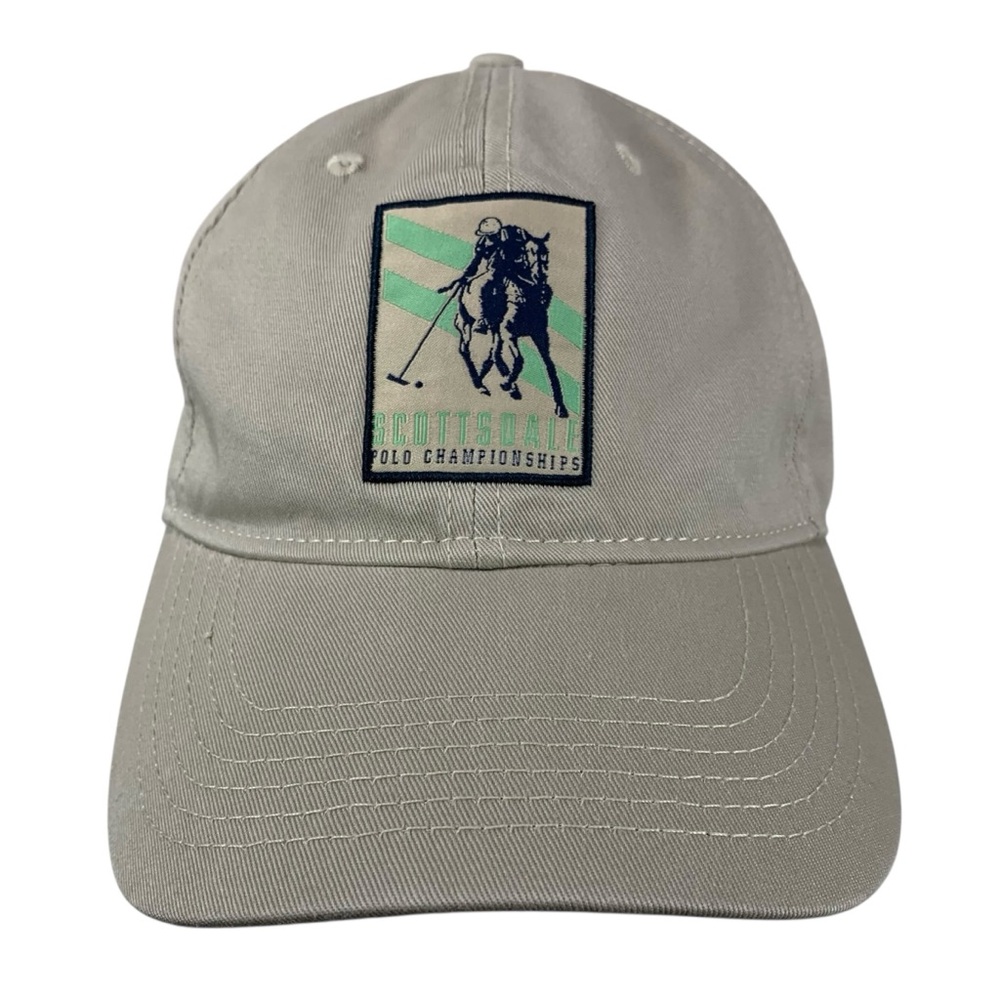 Scottsdale Polo‎ Championships Golf Hat Khaki Strapback Country Club Cap